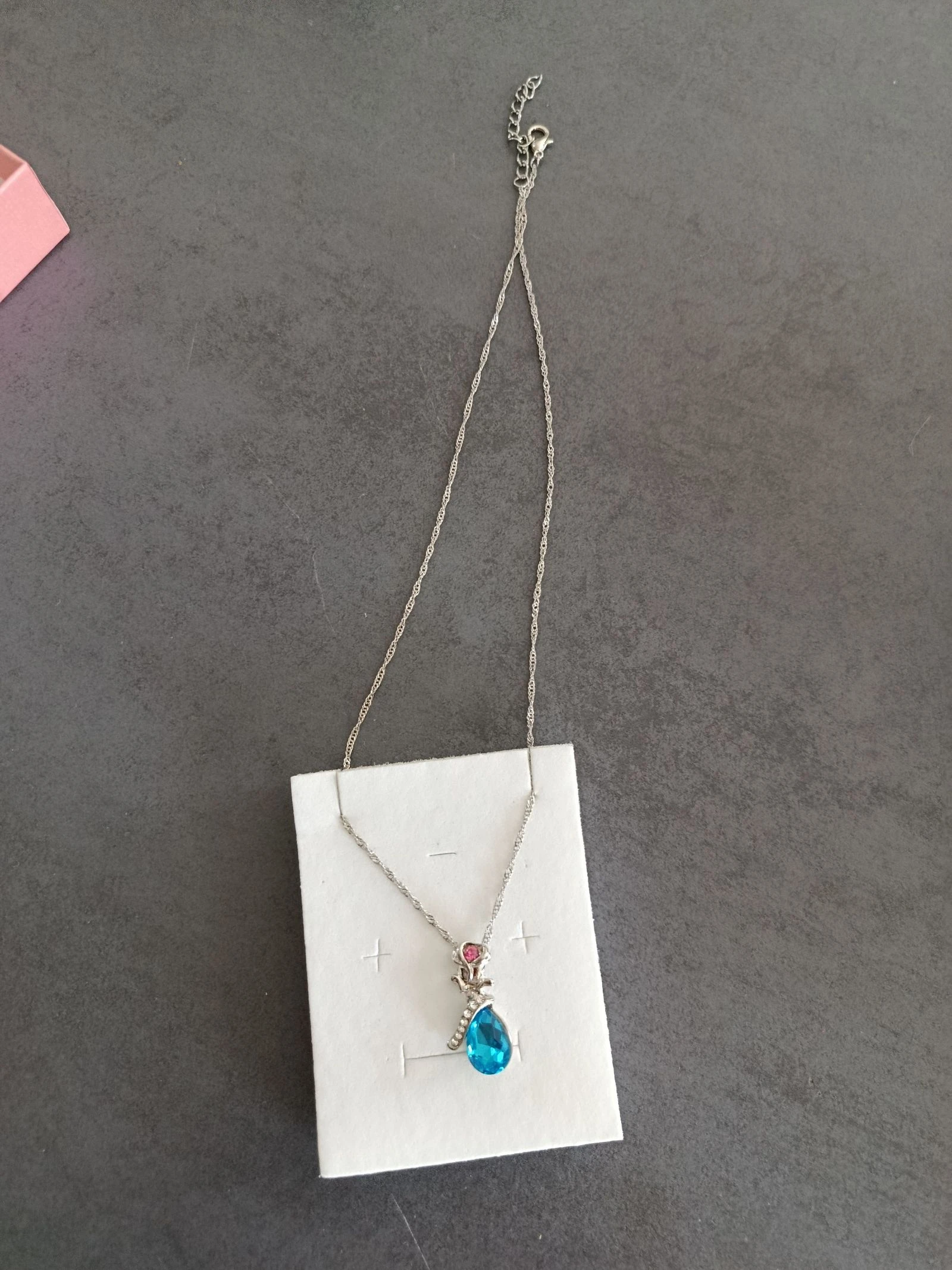 Rose Silver-Plated Necklace – photo 2